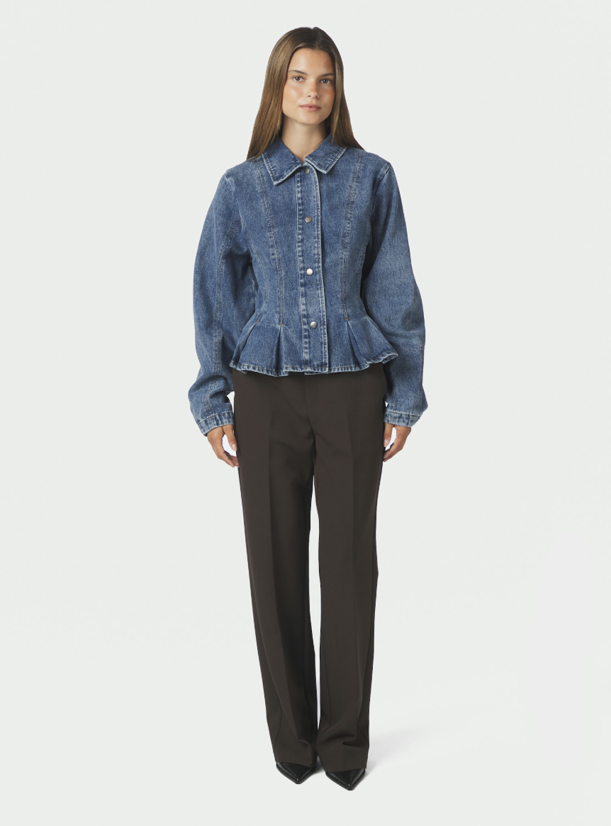 Rivora Denim Peplum Jacket
