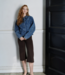 Rivora Denim Peplum Jacket