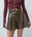 Bee eco leather skort