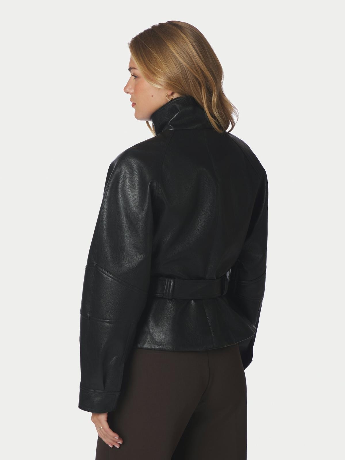 Jaclyn Faux Leather Jacket