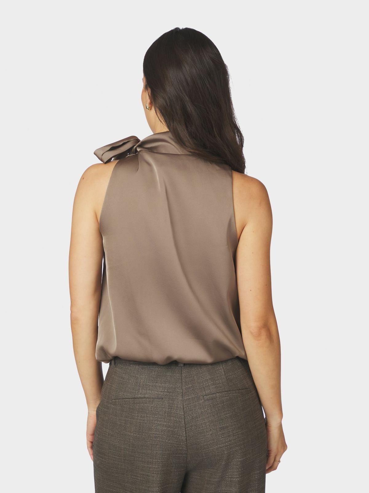 Veda Drapy Satin Top