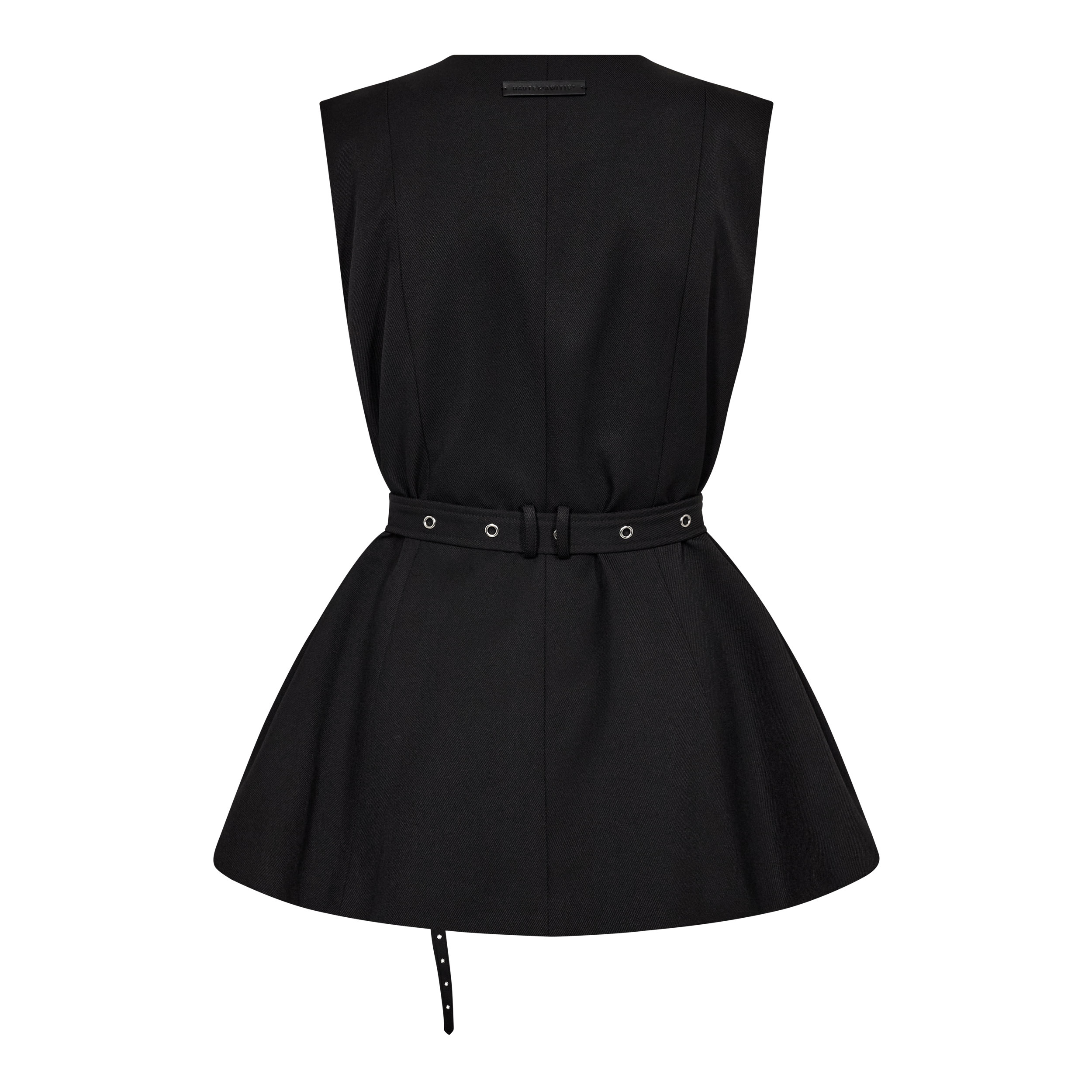 Premiere Peplum Belt Vest