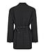 Smokey Check Oversize Belt Blazer
