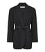 Smokey Check Oversize Belt Blazer