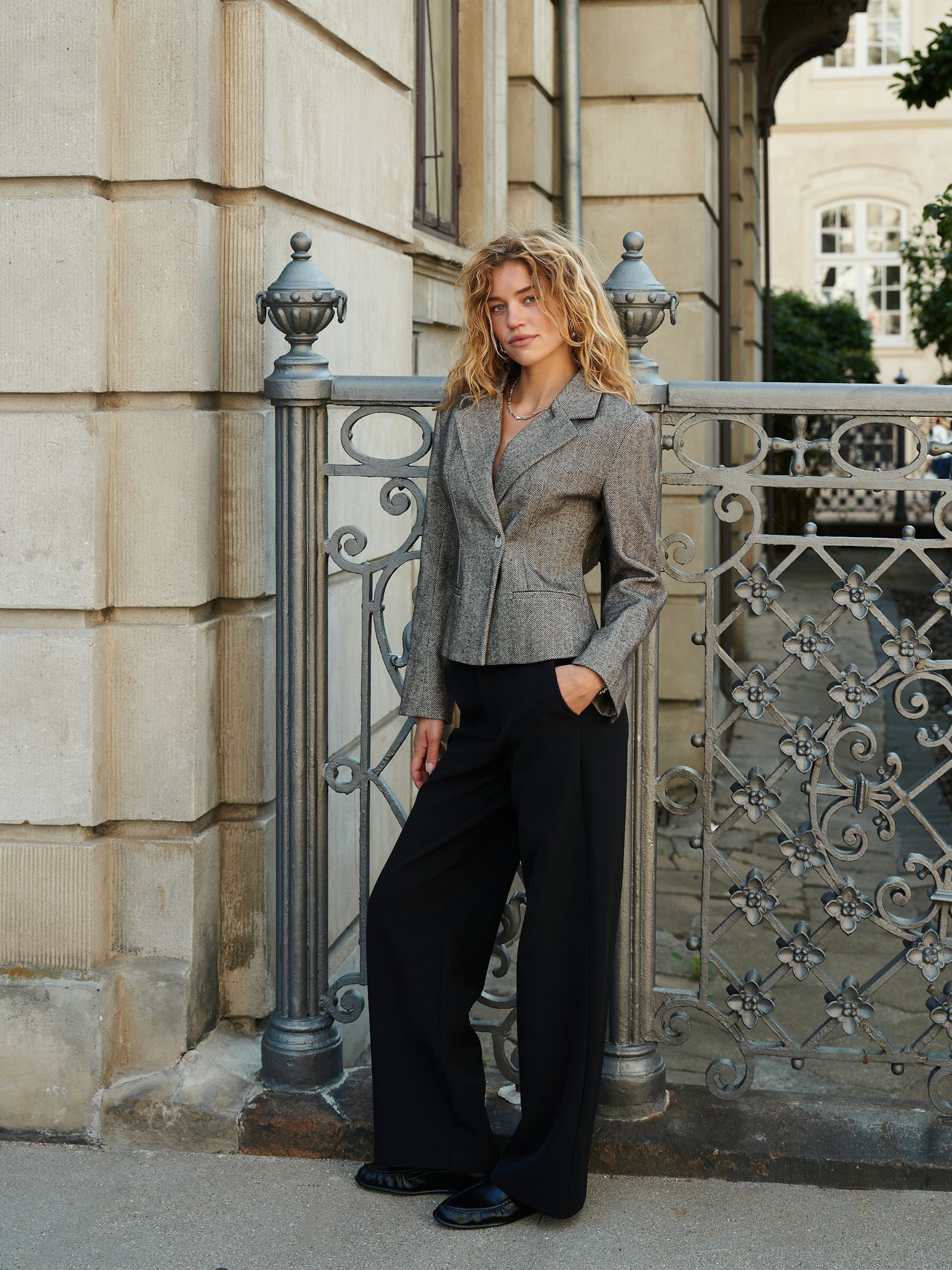 Valia Herringbone S Blazer