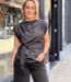 Elora Check Pleat Top
