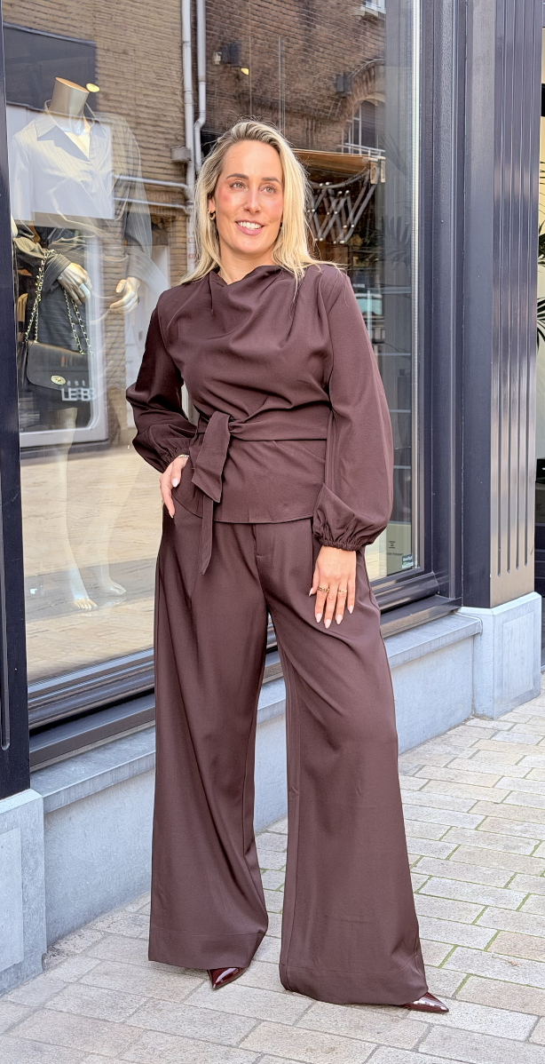 Luna Tie Blouse