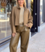 Minora faux leather barrel pants
