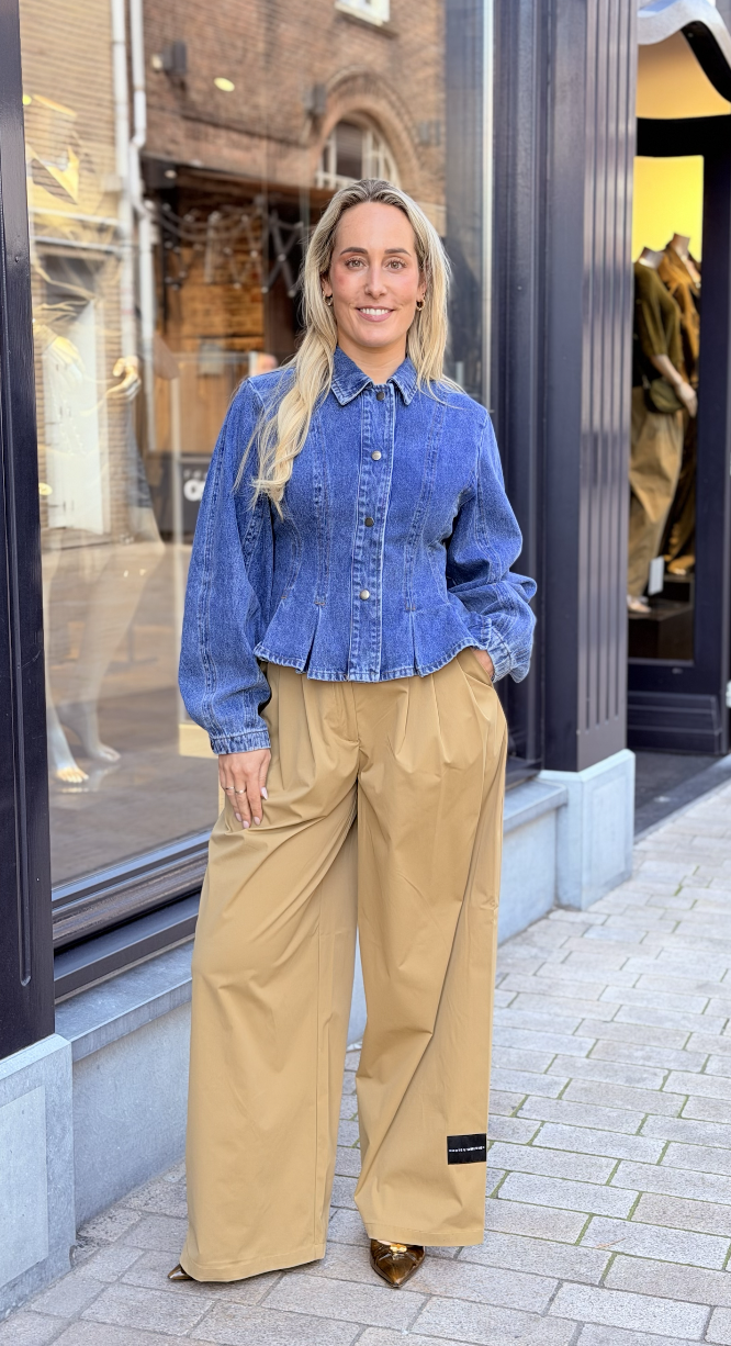 Rivora Denim Peplum Jacket