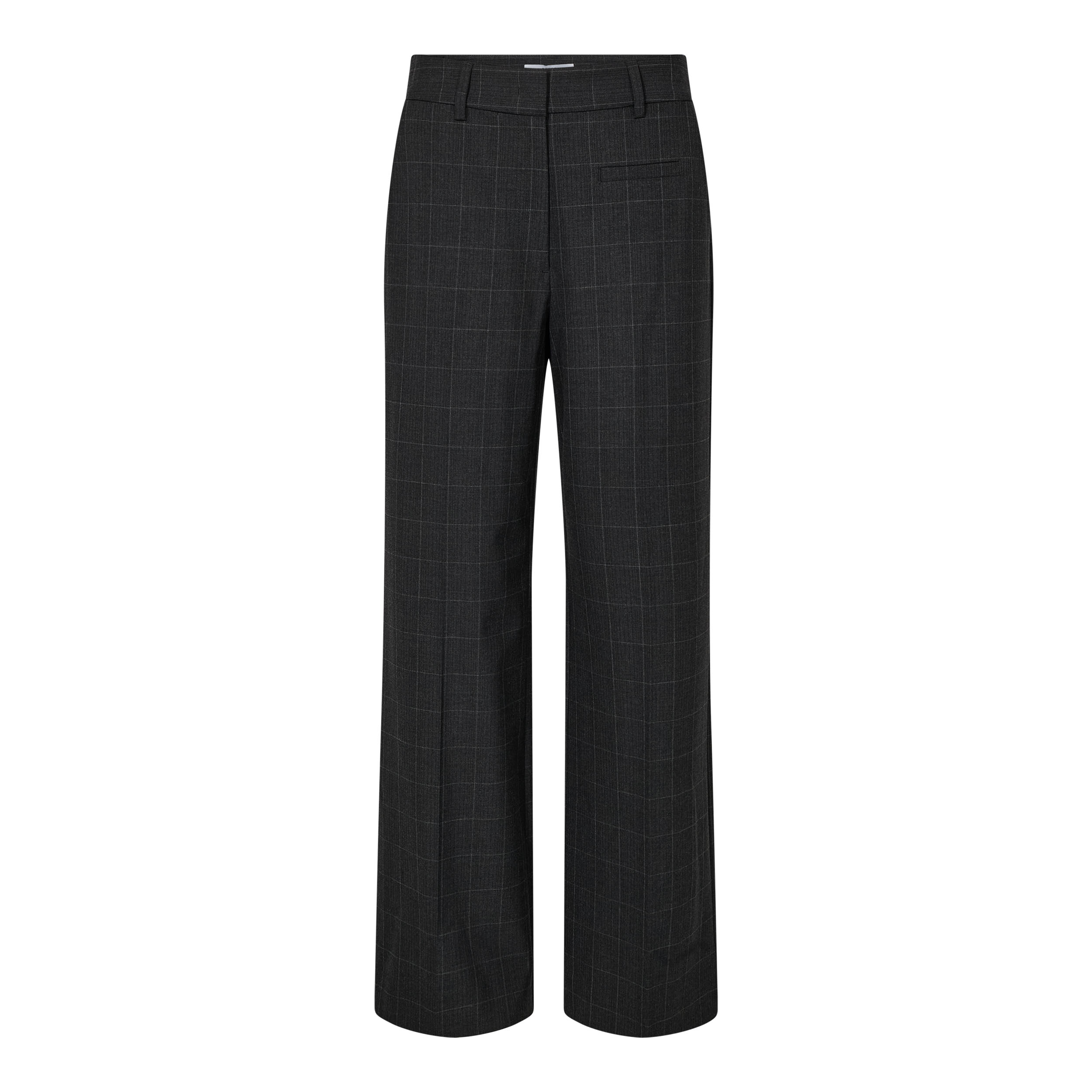Smokey Check Plain Tall Pant