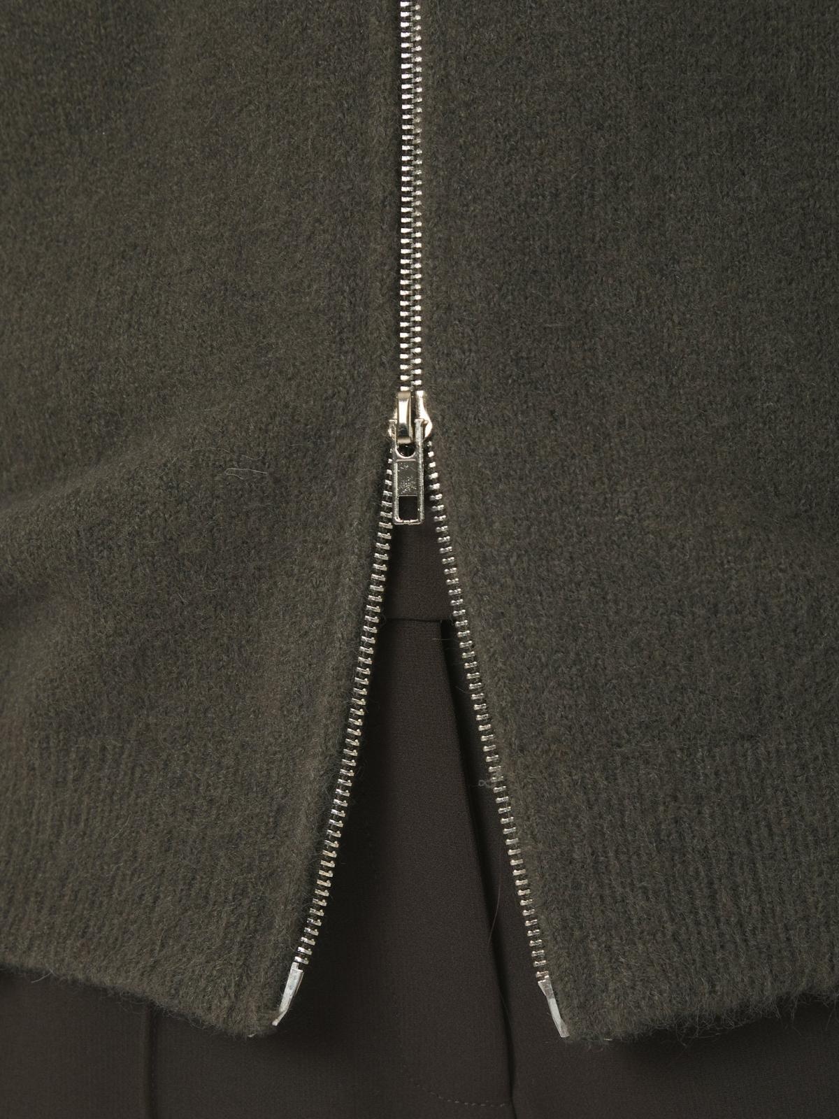 Asley Zip Knit Cardigan