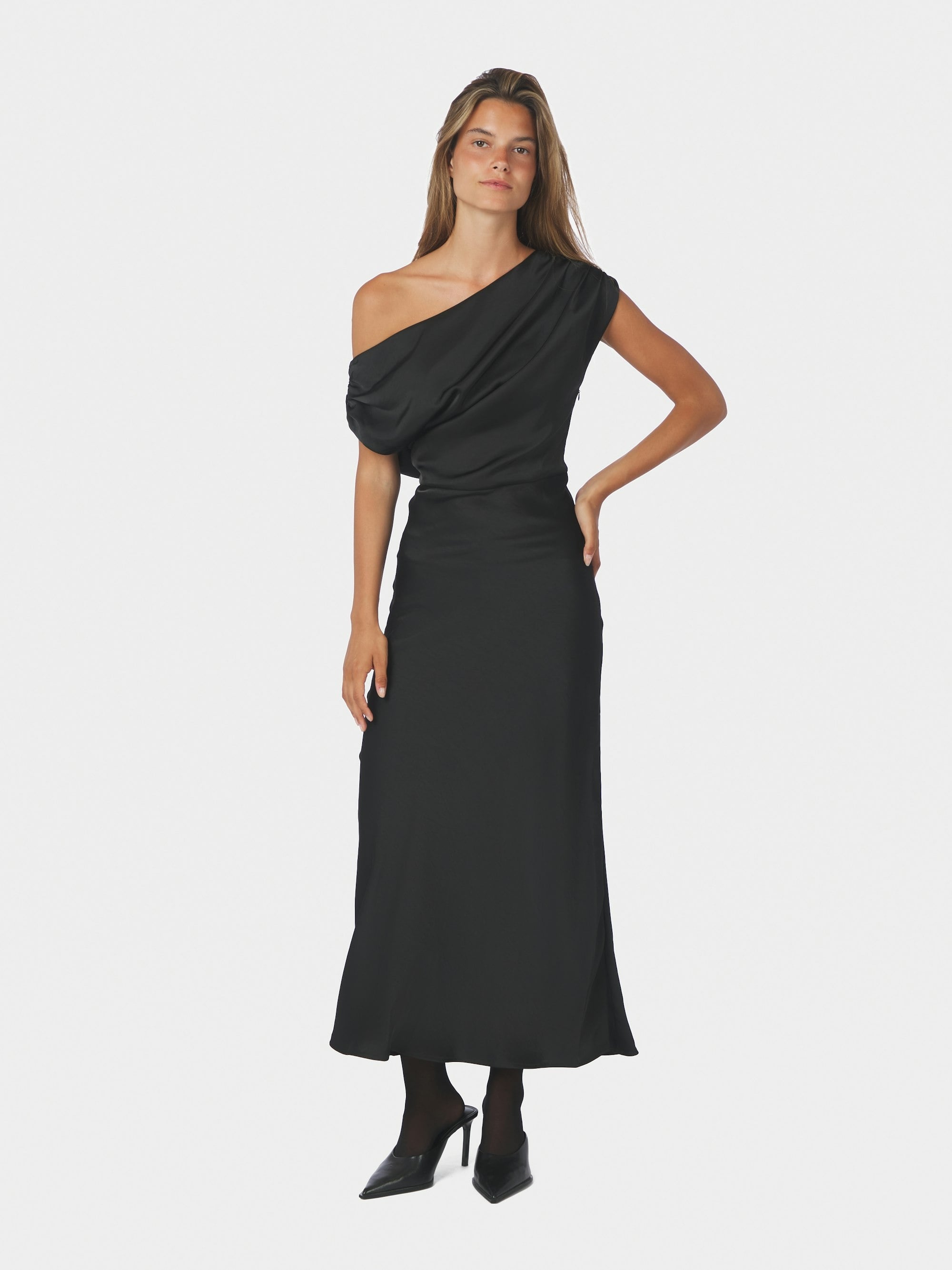 Lilith Heavy Sateen Dress