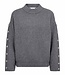 Row Button Sleeve Knit