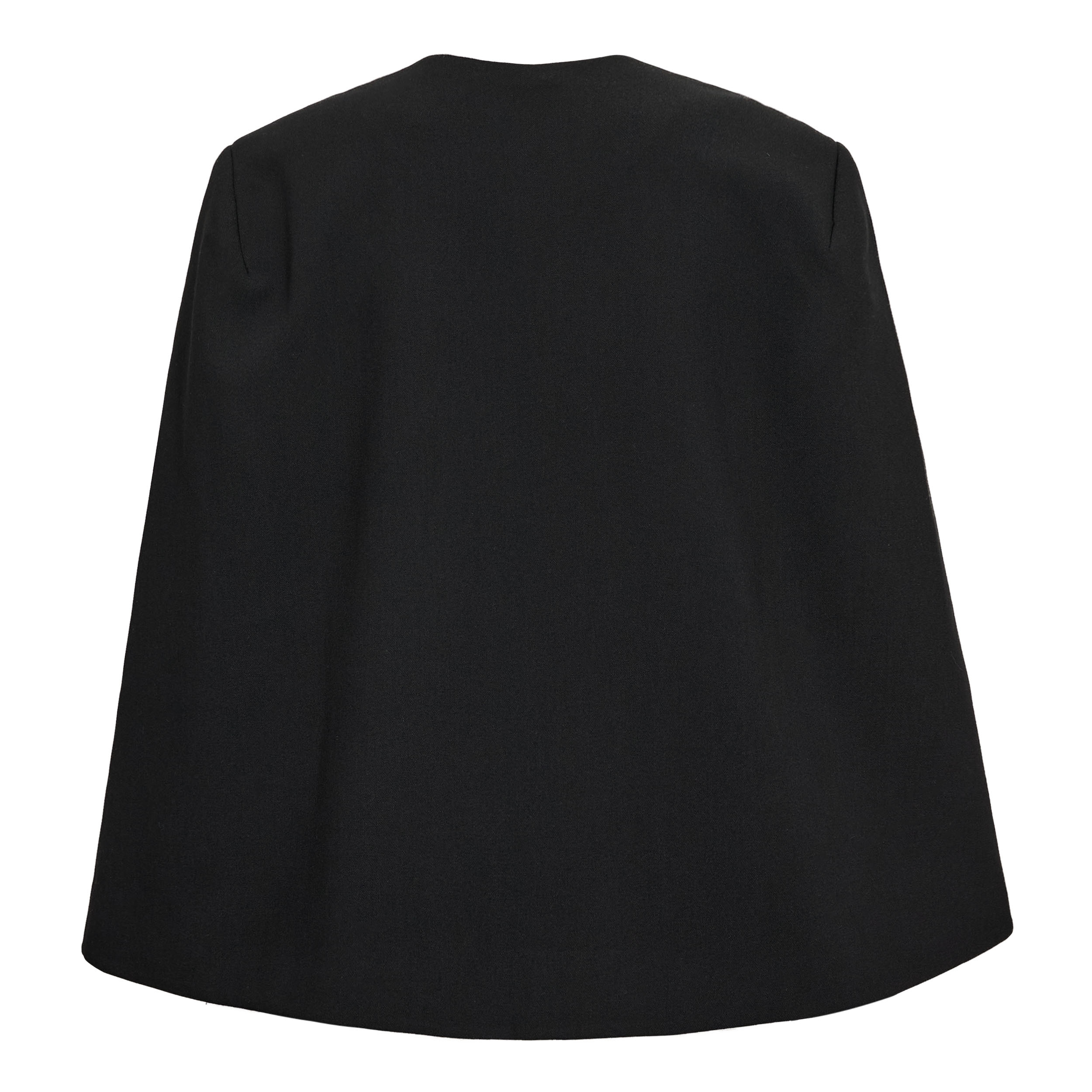 Vola Cape Button Blazer