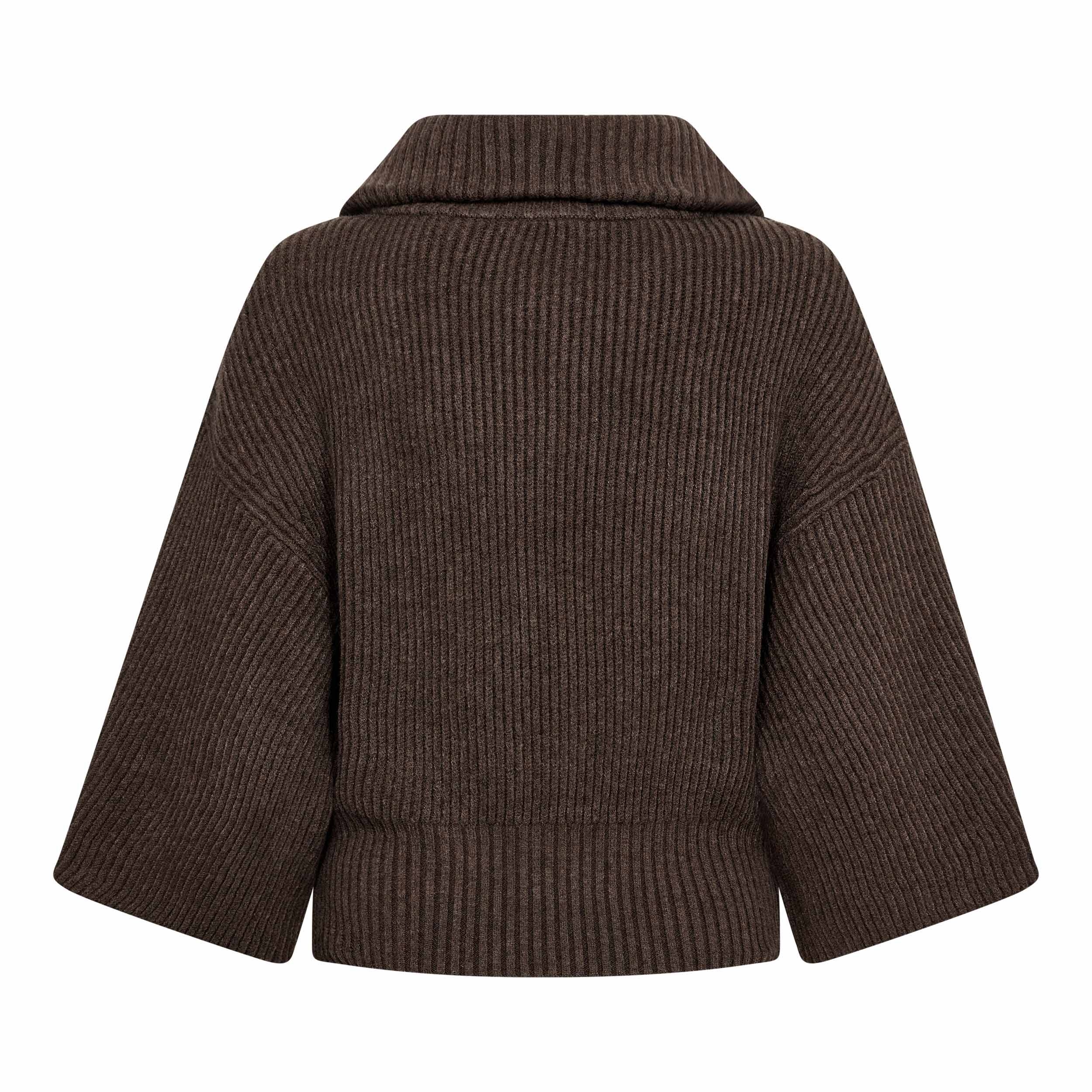 Row Zip SS Knit