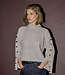 Row Button Sleeve Knit