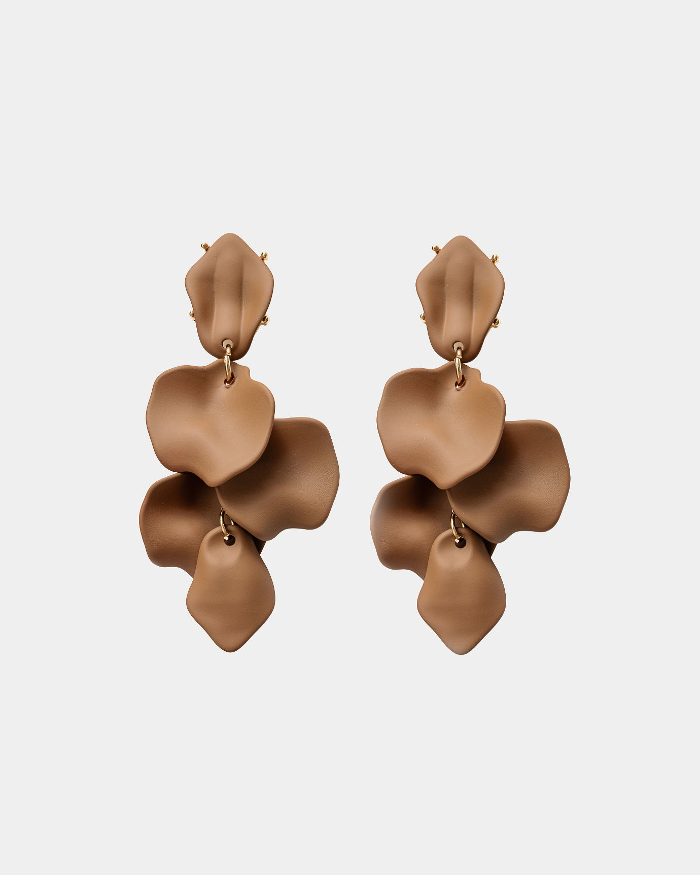 BOW19 Leaf Earrings Matt