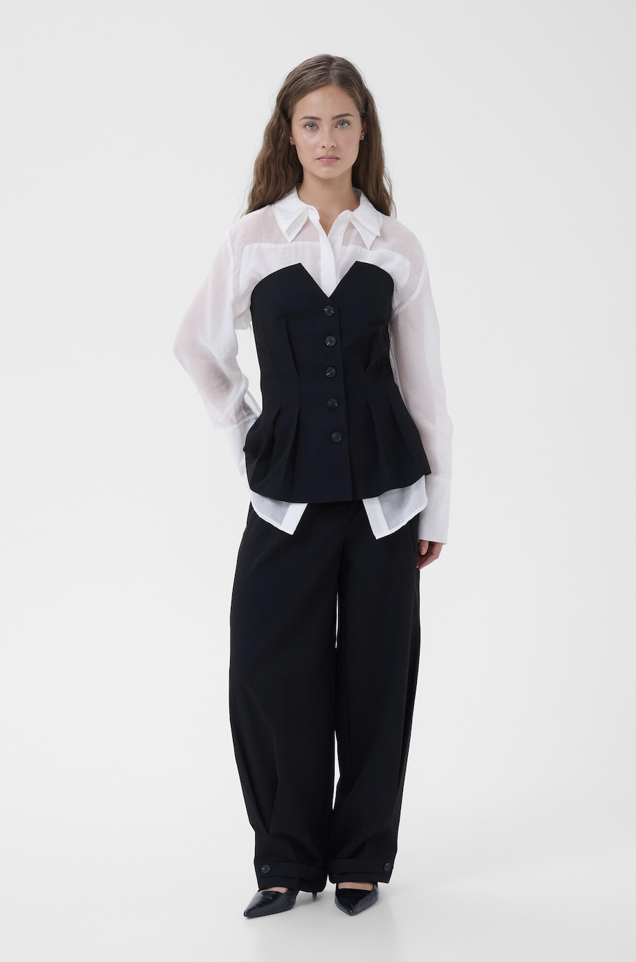 Evelina Barrel Pants Long