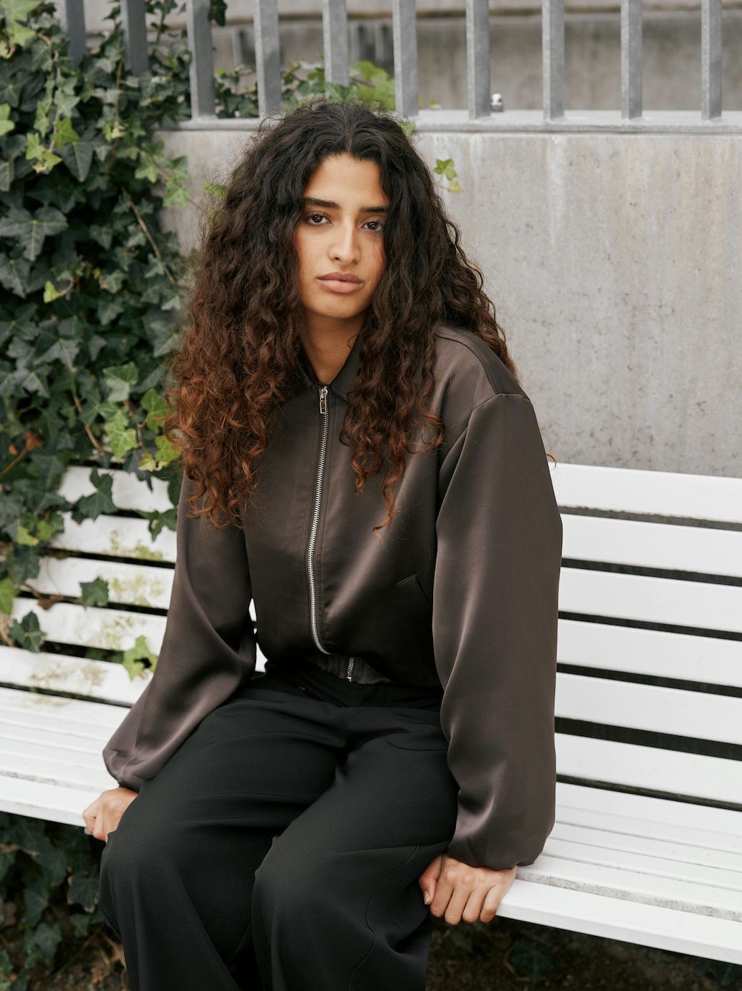 Neo Noir Denielle Heavy Sateen Jacket
