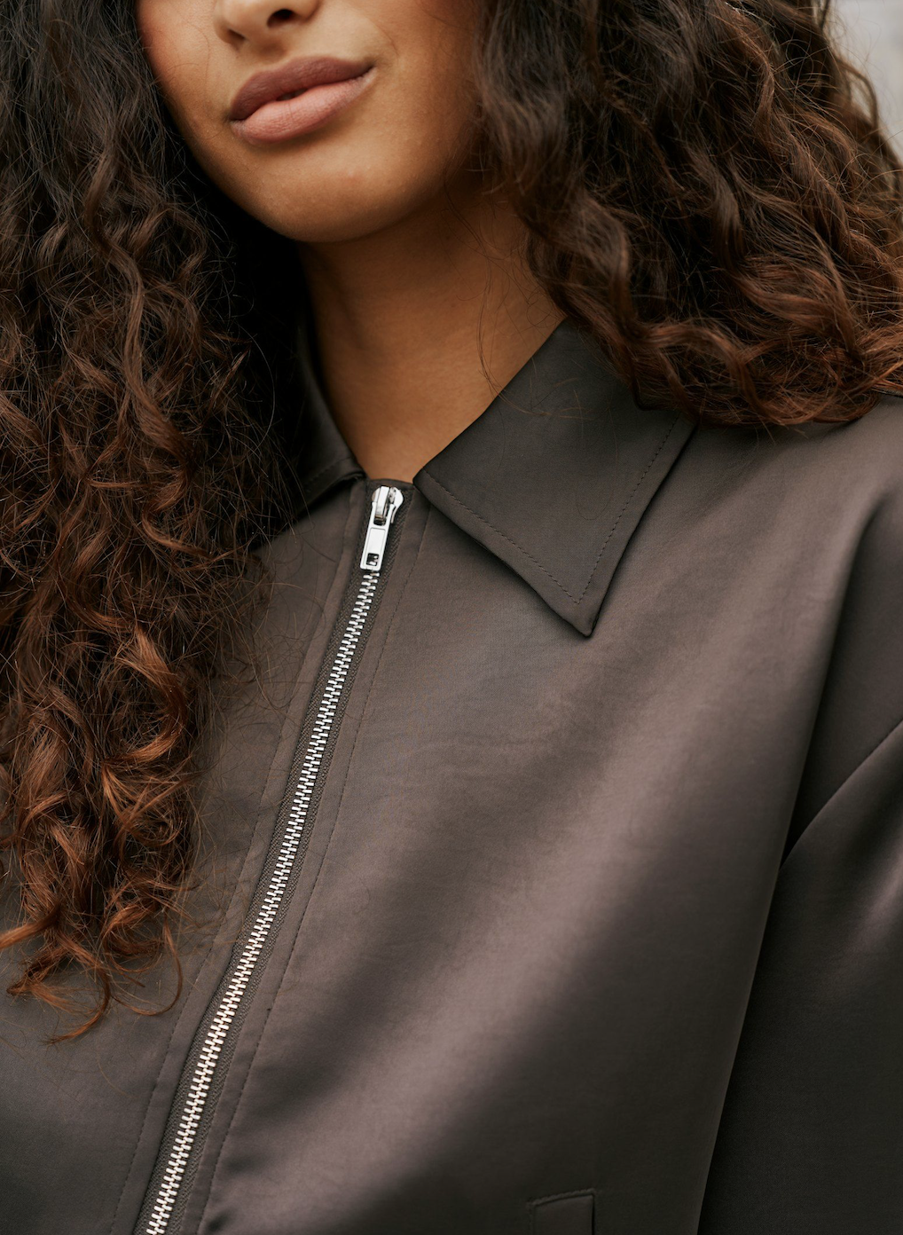 Denielle Heavy Sateen Jacket