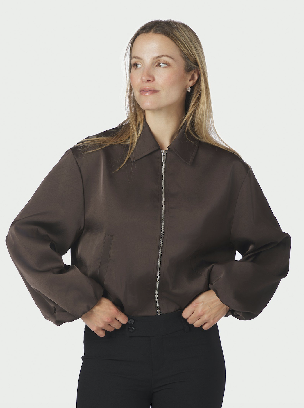Denielle Heavy Sateen Jacket