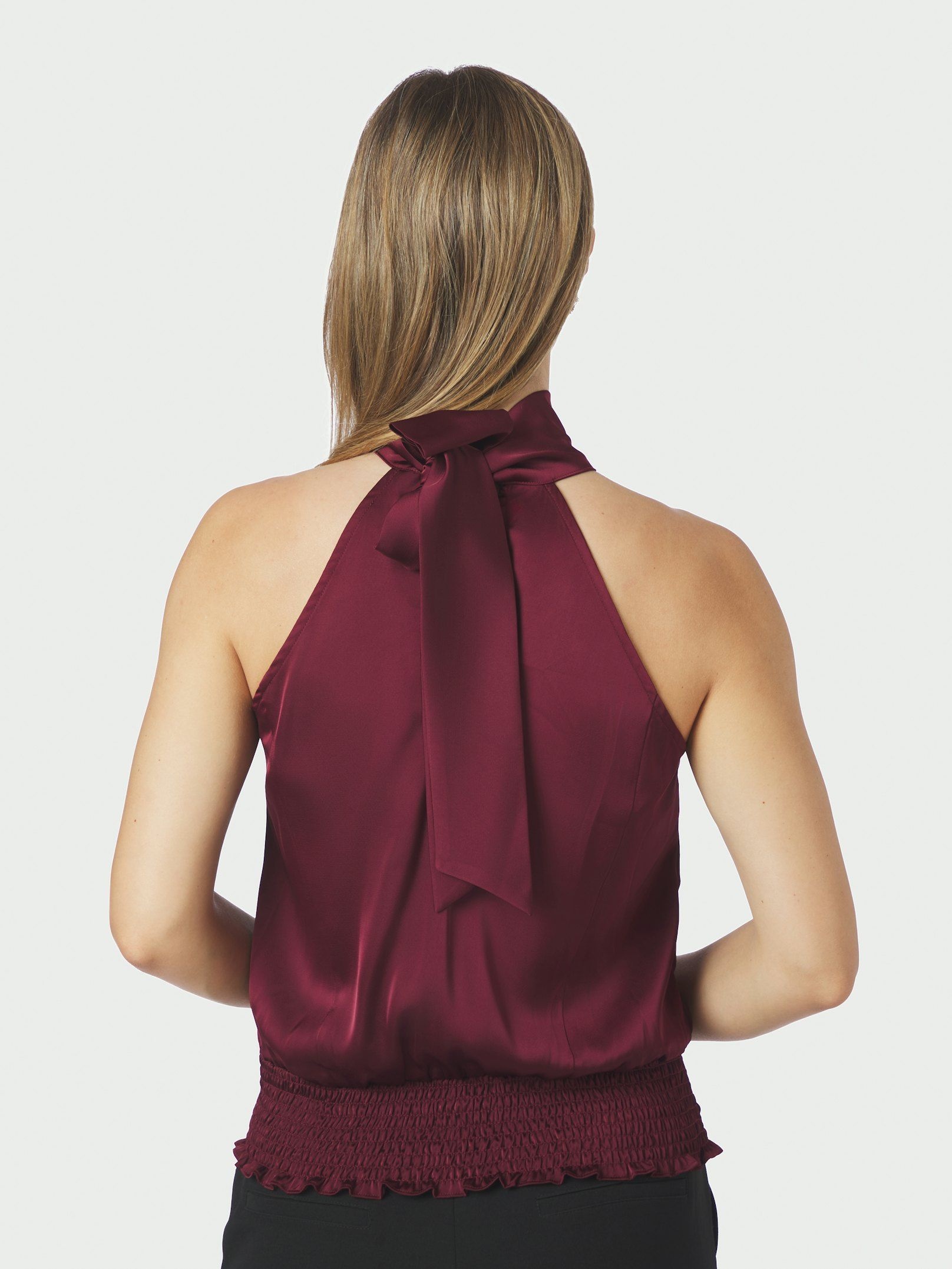 Jos Drapy Satin Top