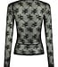 Evania Mesh Blouse Black