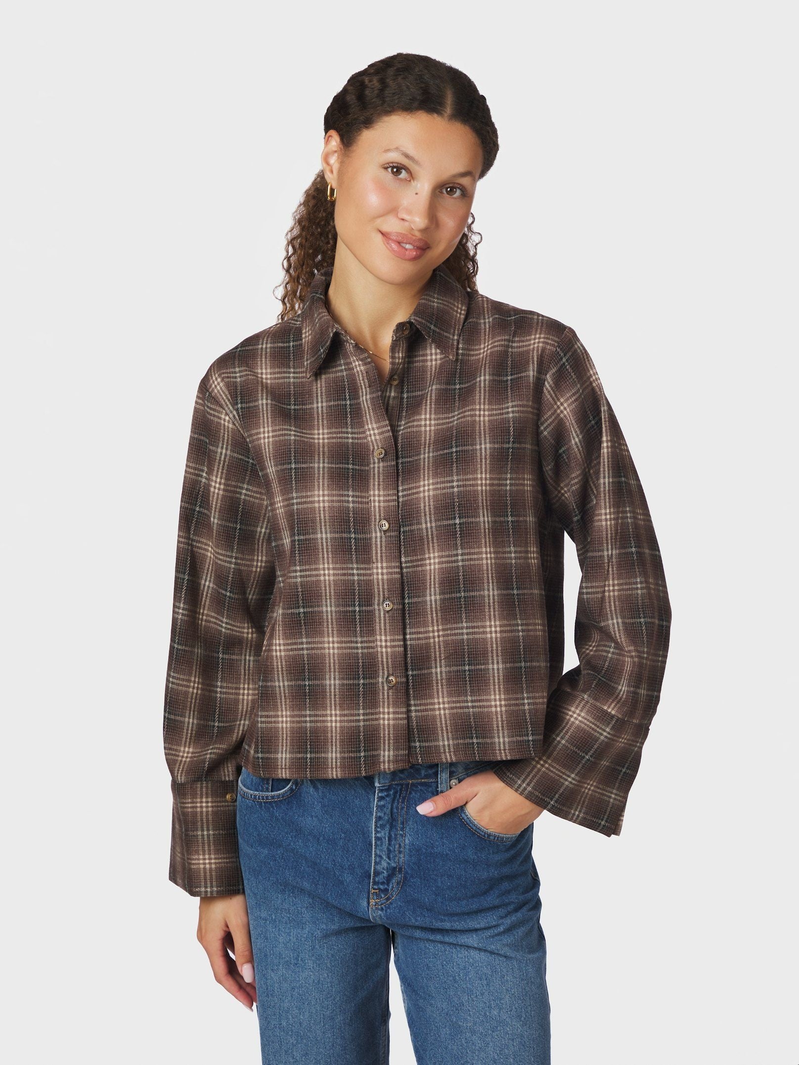 Neo Noir Jaylin Flannel Check Shirt