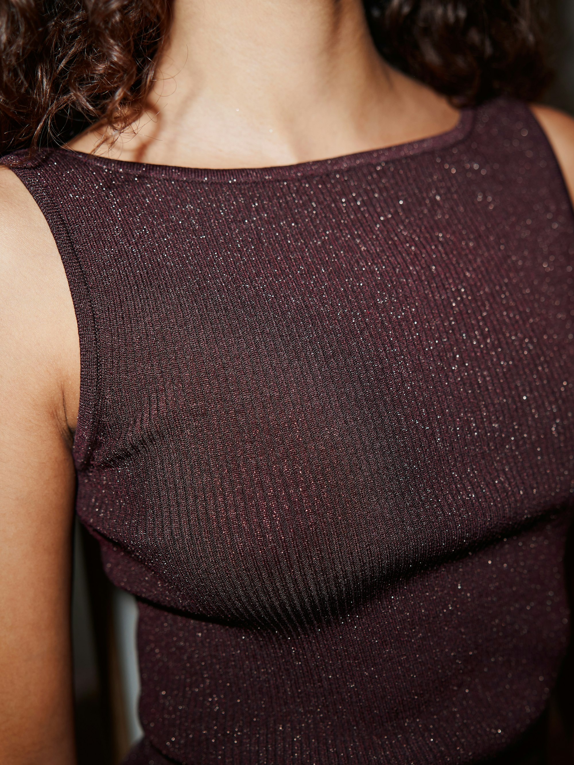 Talia Glitter Knit Top
