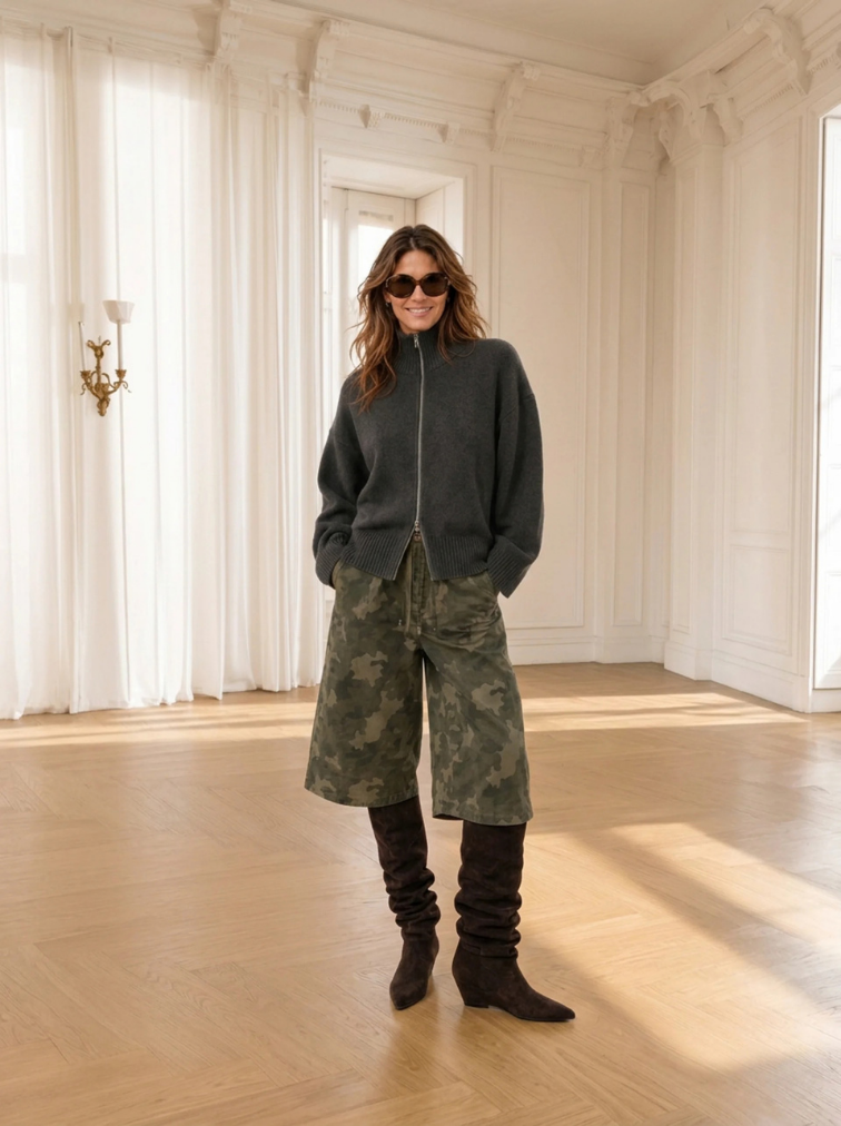 My Essential Wardrobe Culotte Camouflage Froda