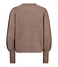 Row Puff Rib O-Knit Walnut