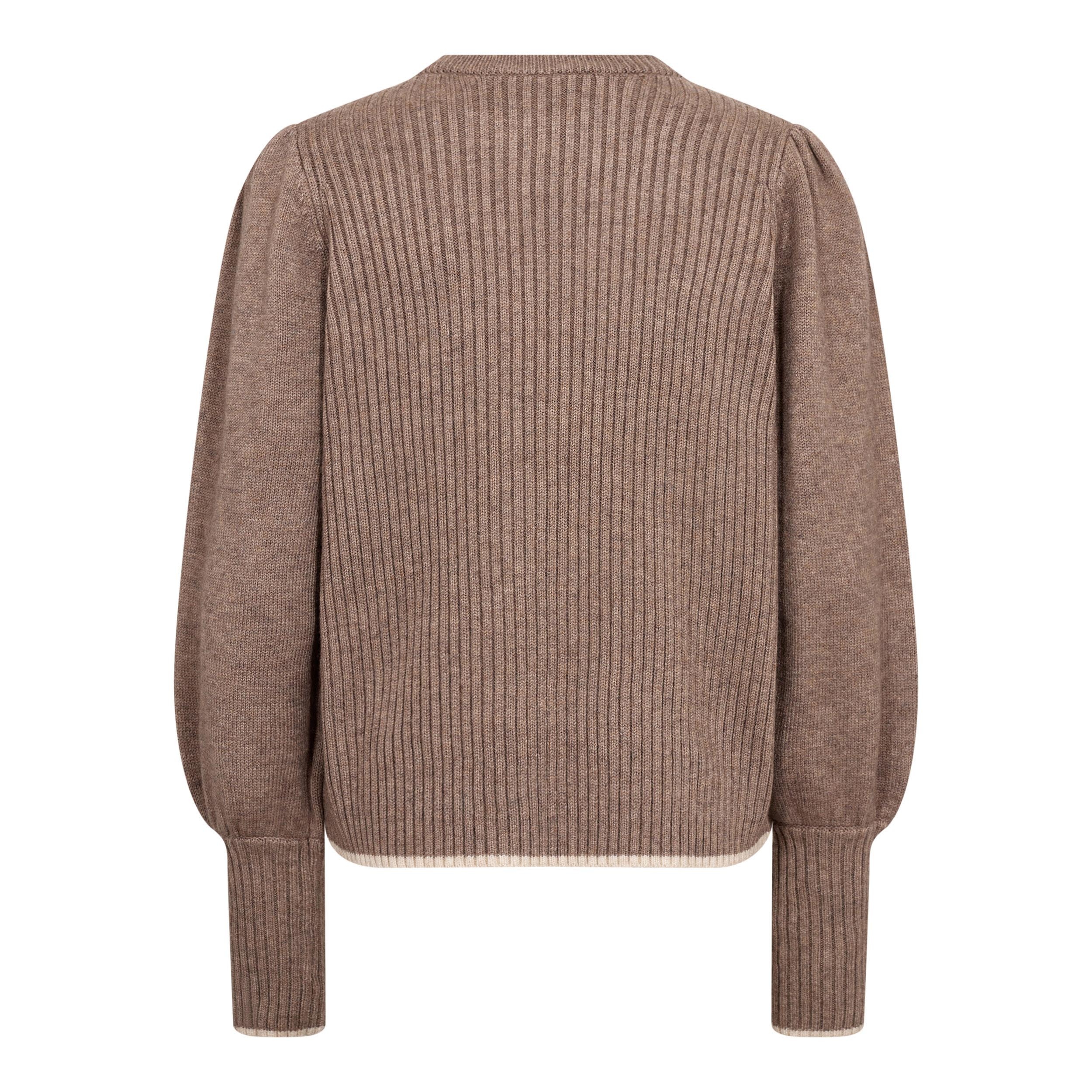 Row Puff Rib O-Knit Walnut