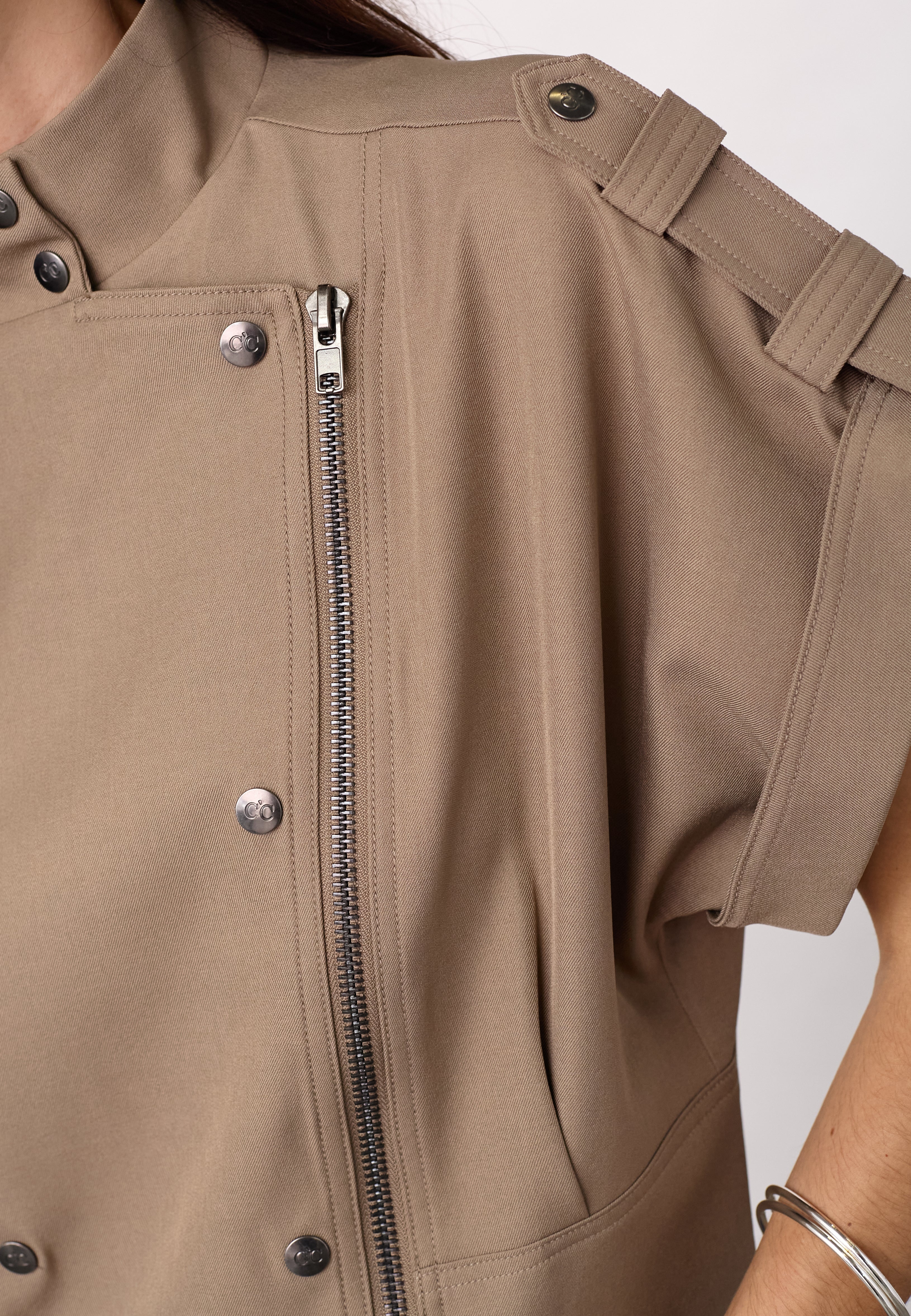 Luna Vest Taupe