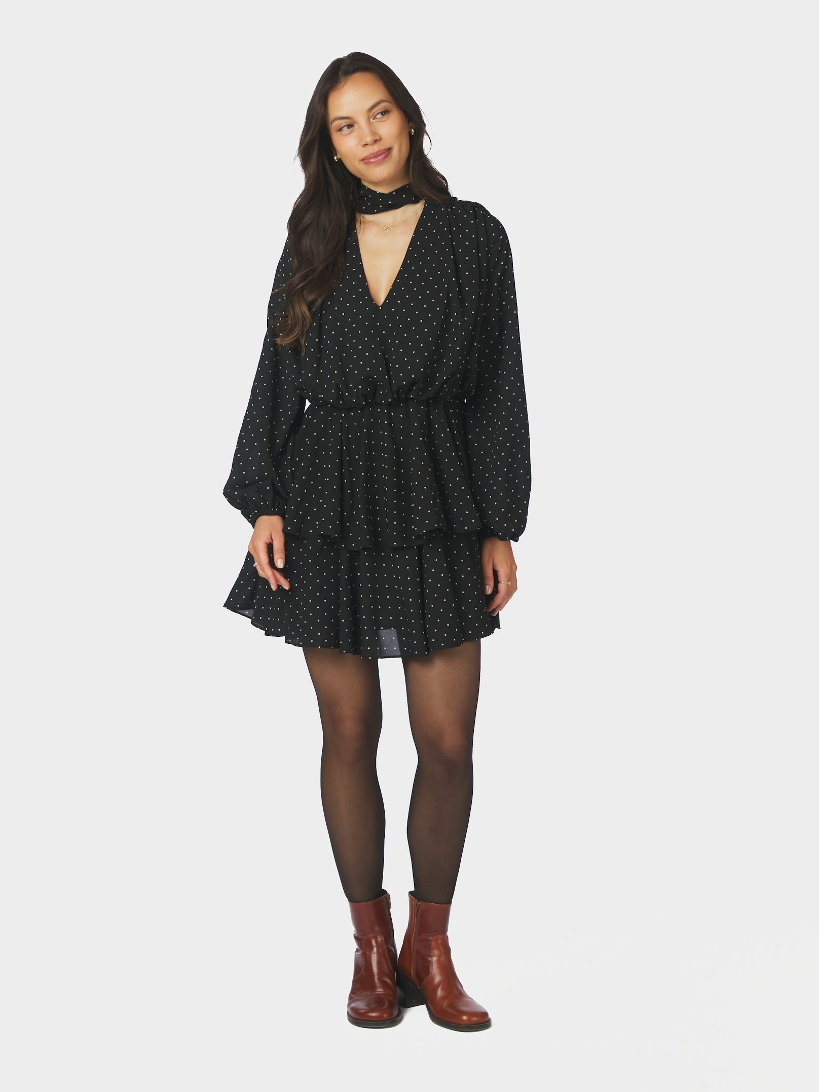 Nielle Dot Dress