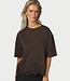 Iria Lace Tee Brown