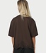 Iria Lace Tee Brown