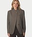 Nerine Pinstripe Blazer Dark Taupe