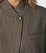 Nerine Pinstripe Blazer Dark Taupe