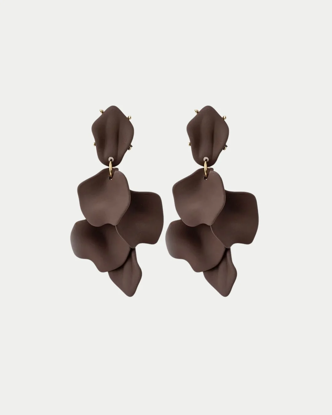 BOW19 Leaf Earrings Matt