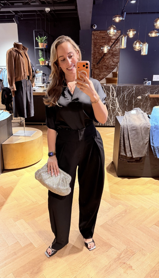 Anelle Heavy Sateen Blouse