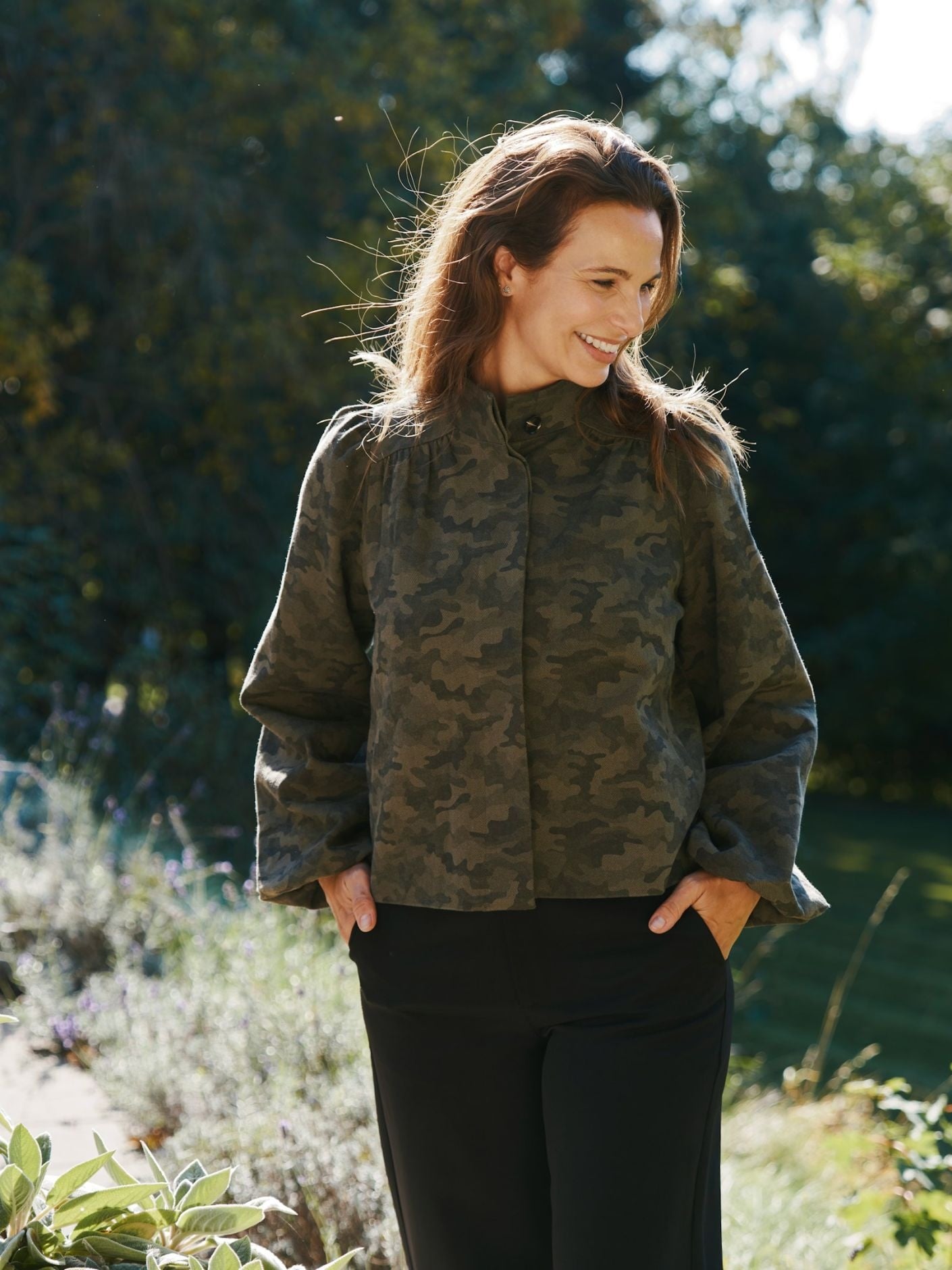 Neo Noir Tirsa Camou Jacket