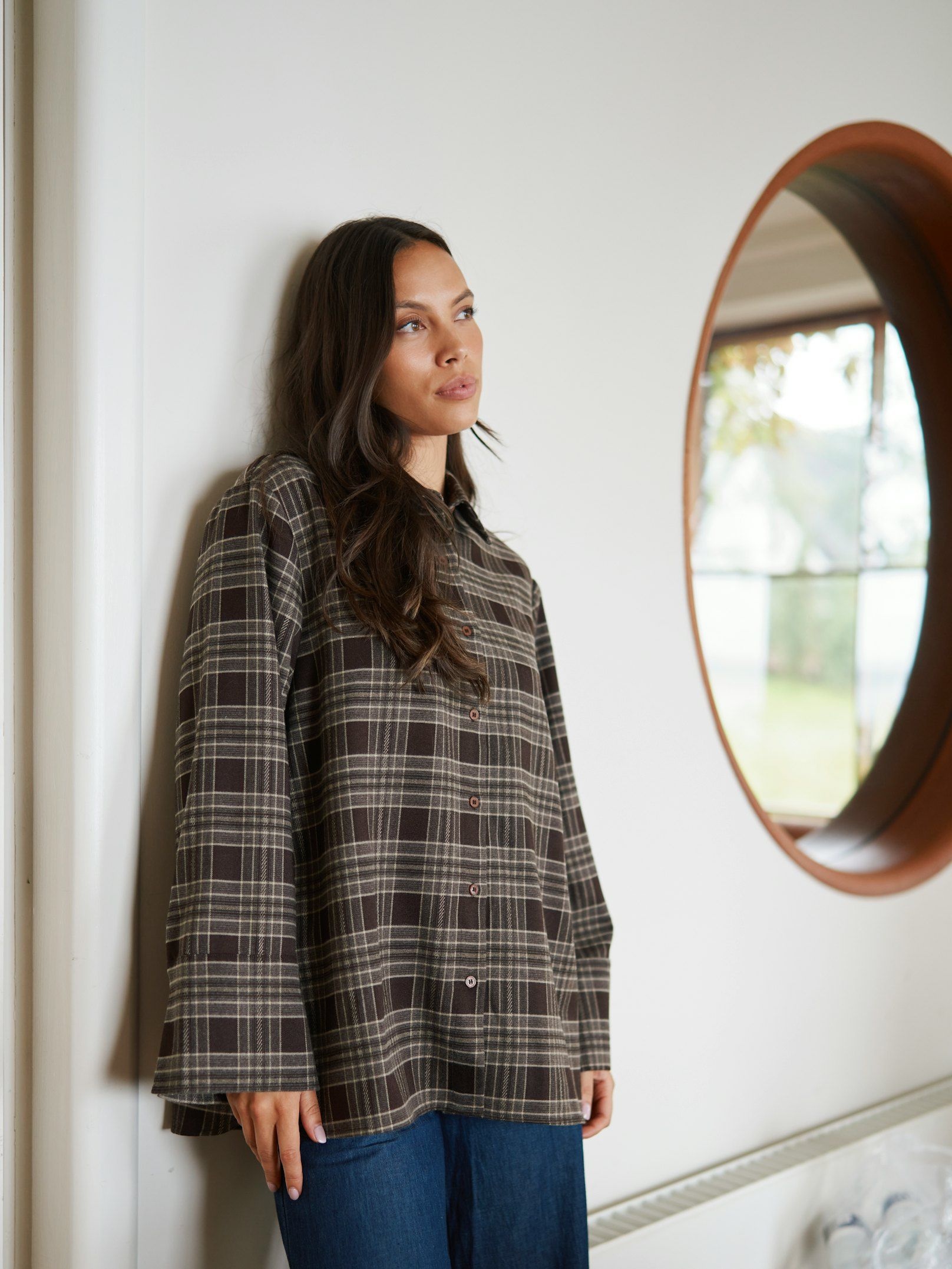 Neo Noir Dita Flannel Check Shirt