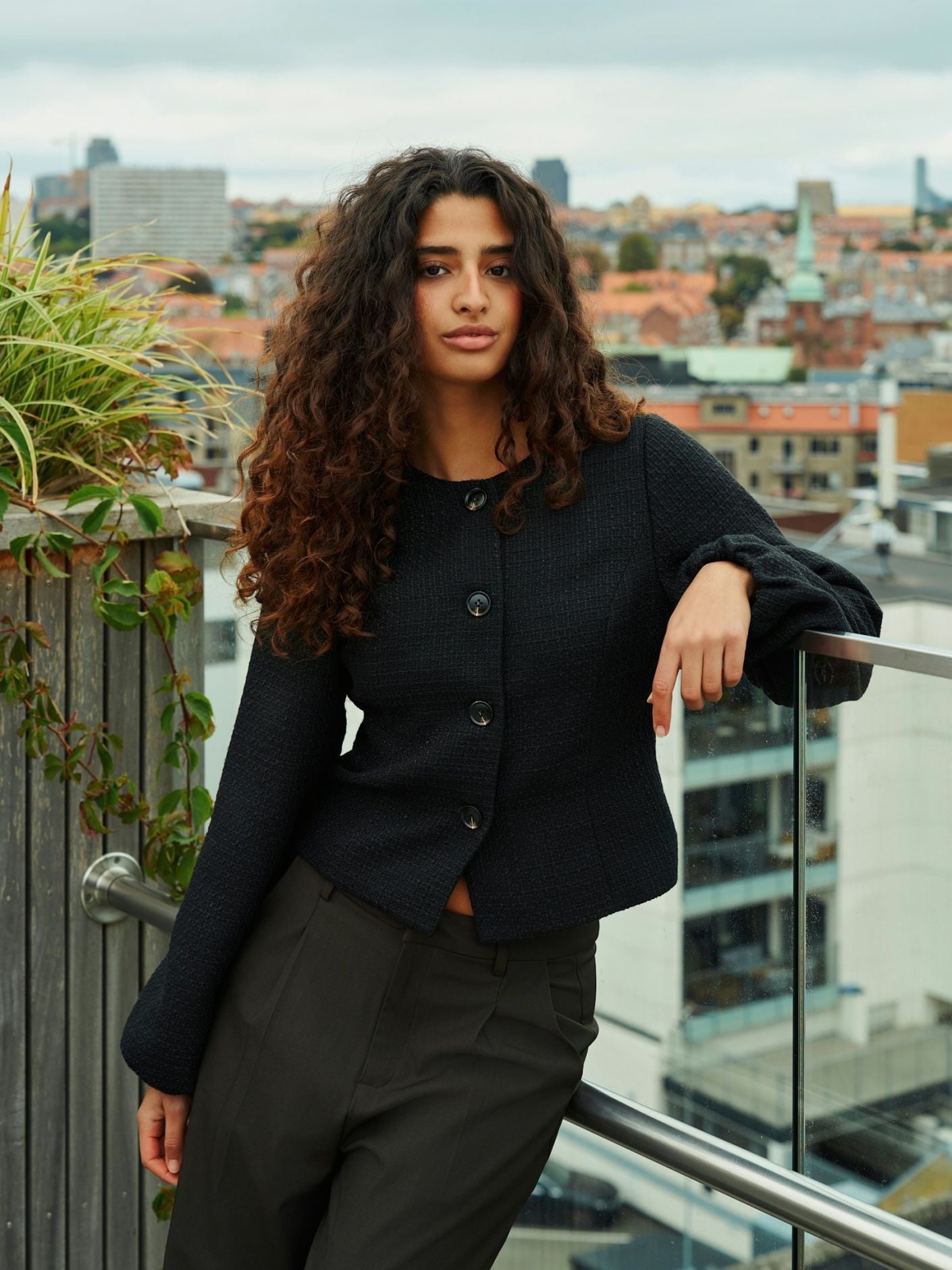 Neo Noir Junette Boucle Jacket