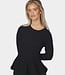 Wallina Peplum Knit Blouse