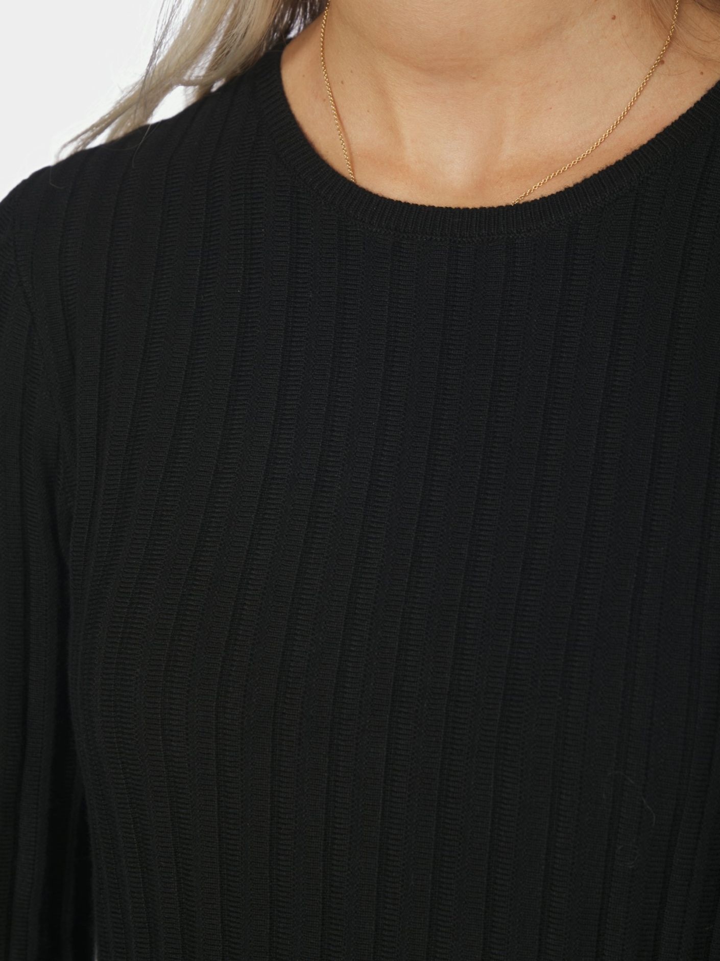 Wallina Peplum Knit Blouse