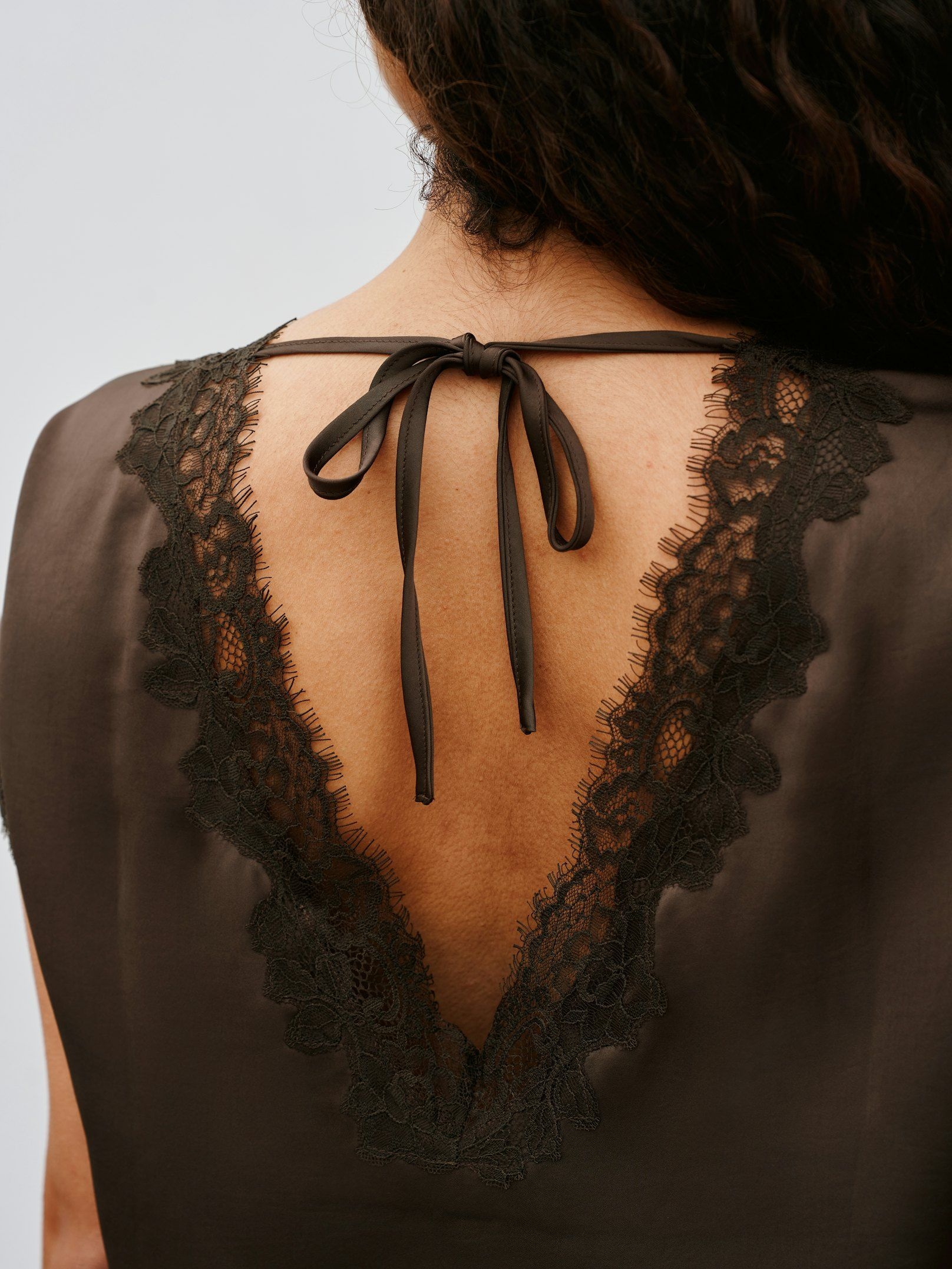 Benera Heavy Sateen Lace Blouse