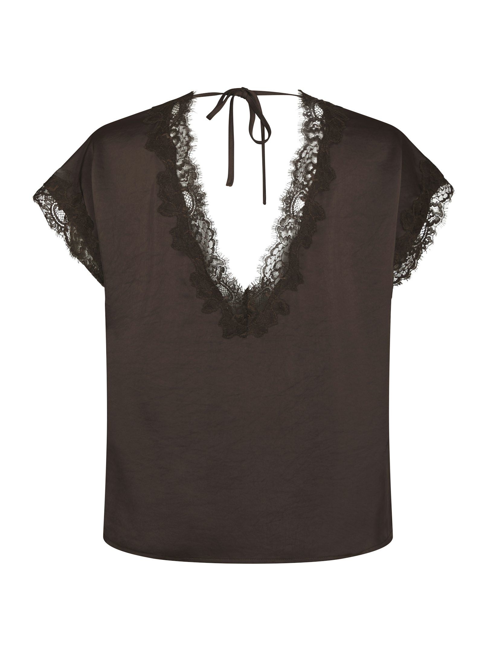 Benera Heavy Sateen Lace Blouse