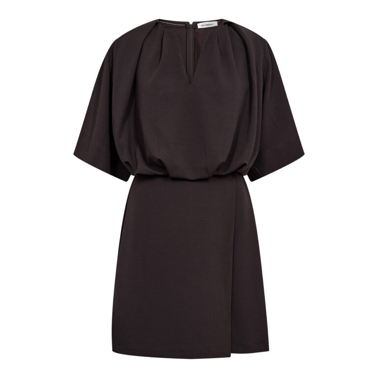Co'couture Falcon V-Pleat Mini Dress