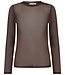 Mesh O-neck Blouse