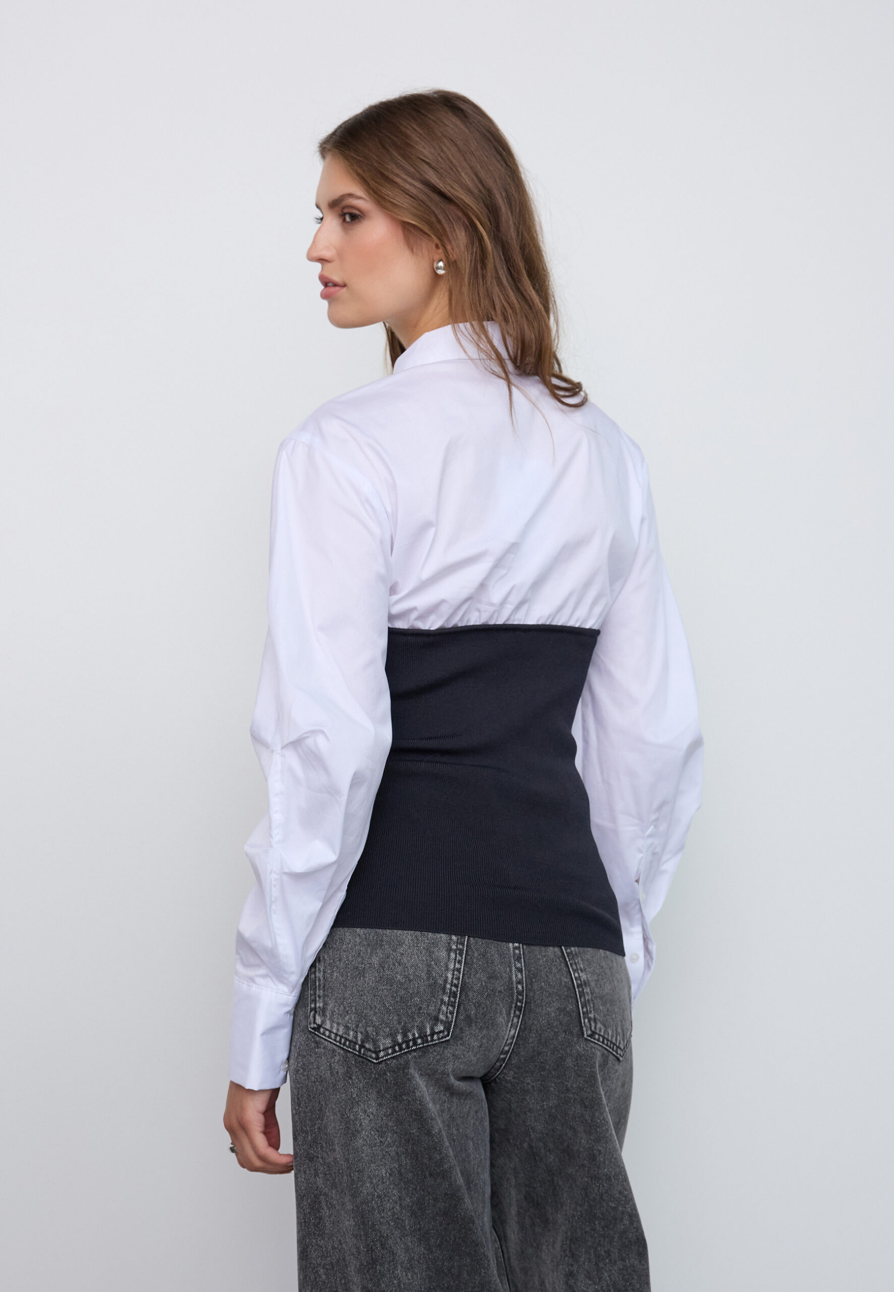 Mercia Poplin Mix Knit